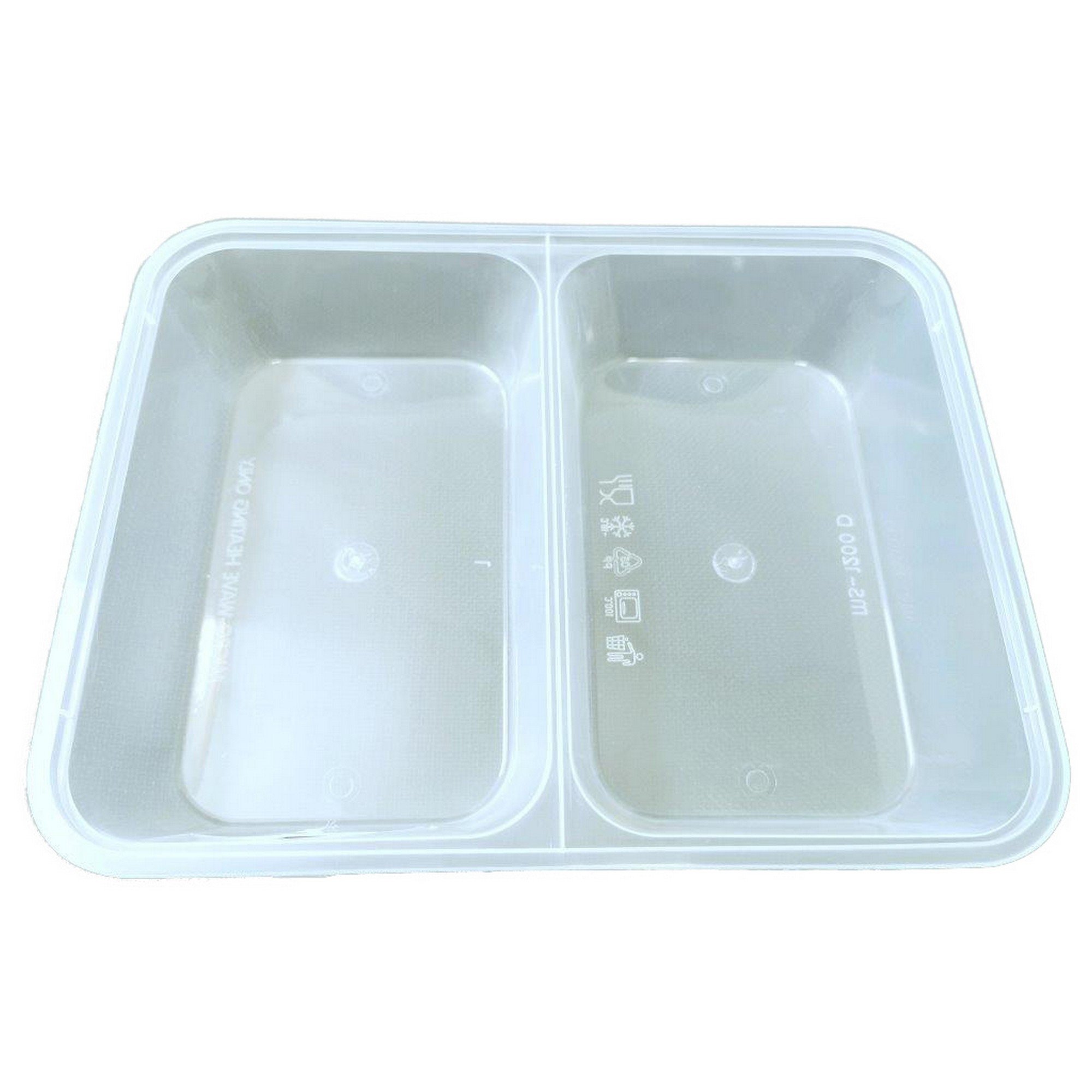 Takeaway beger 2rom ms 1200d (600ml+600ml) lokk c13ht 300stk