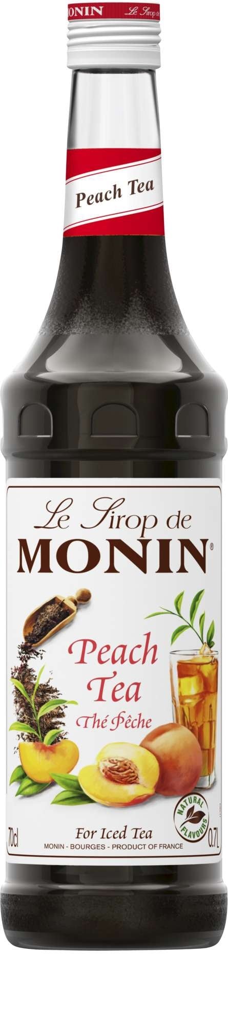 Monin peach tea syrup  70cl