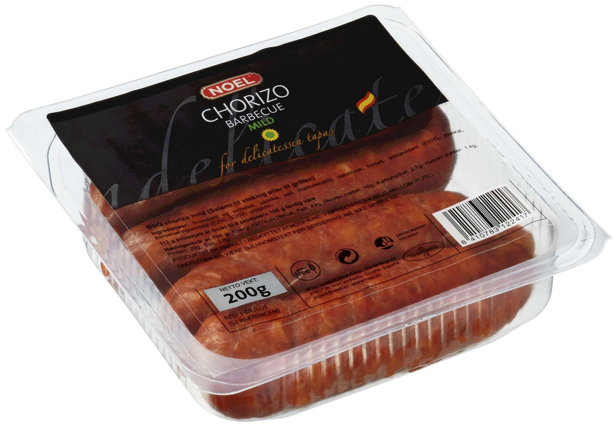 Chorizo bbq dulce   200g