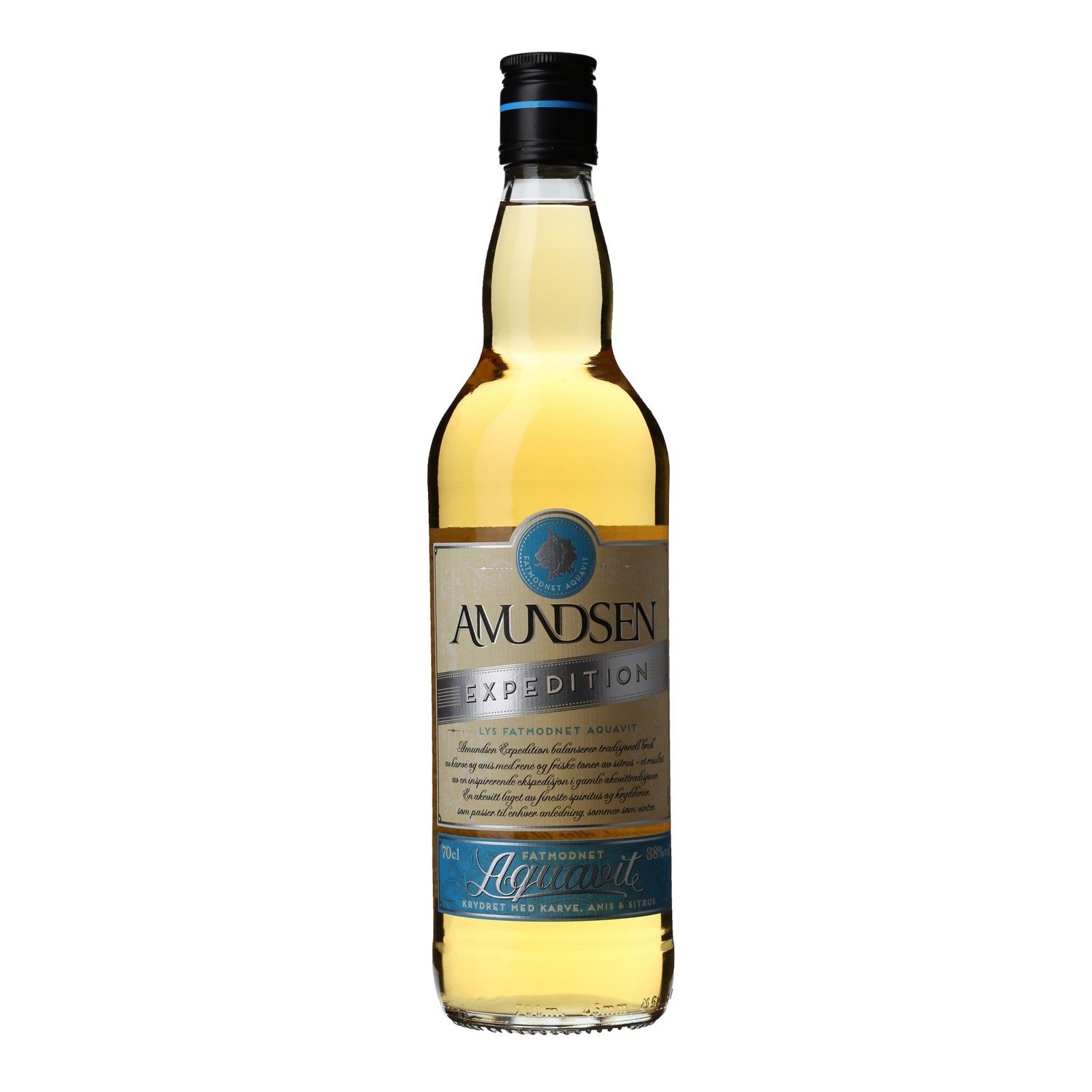 Amundsen expedition lys fatmodnet aquavit   38%   70cl