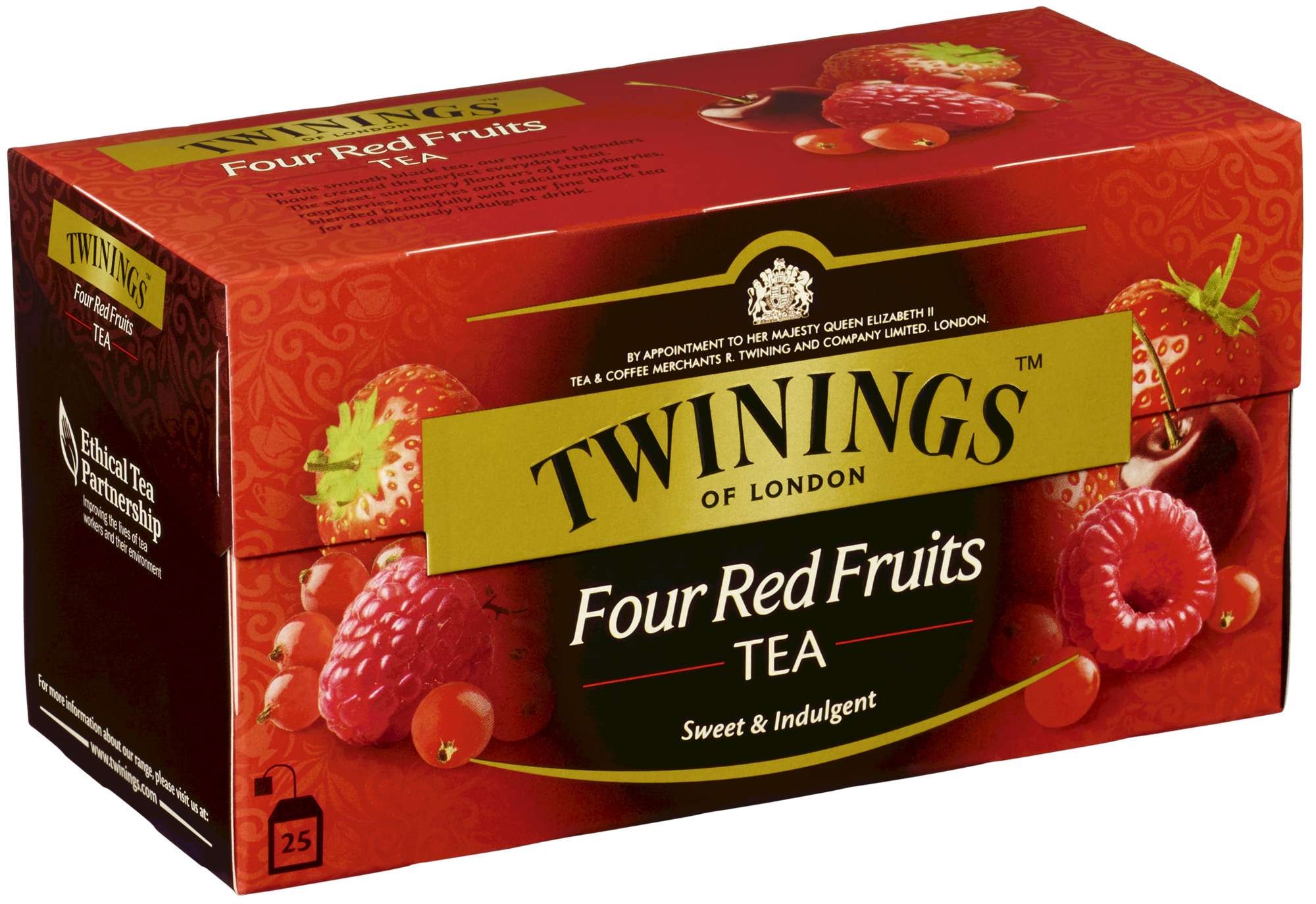 Fire røde frukter te   25bg
