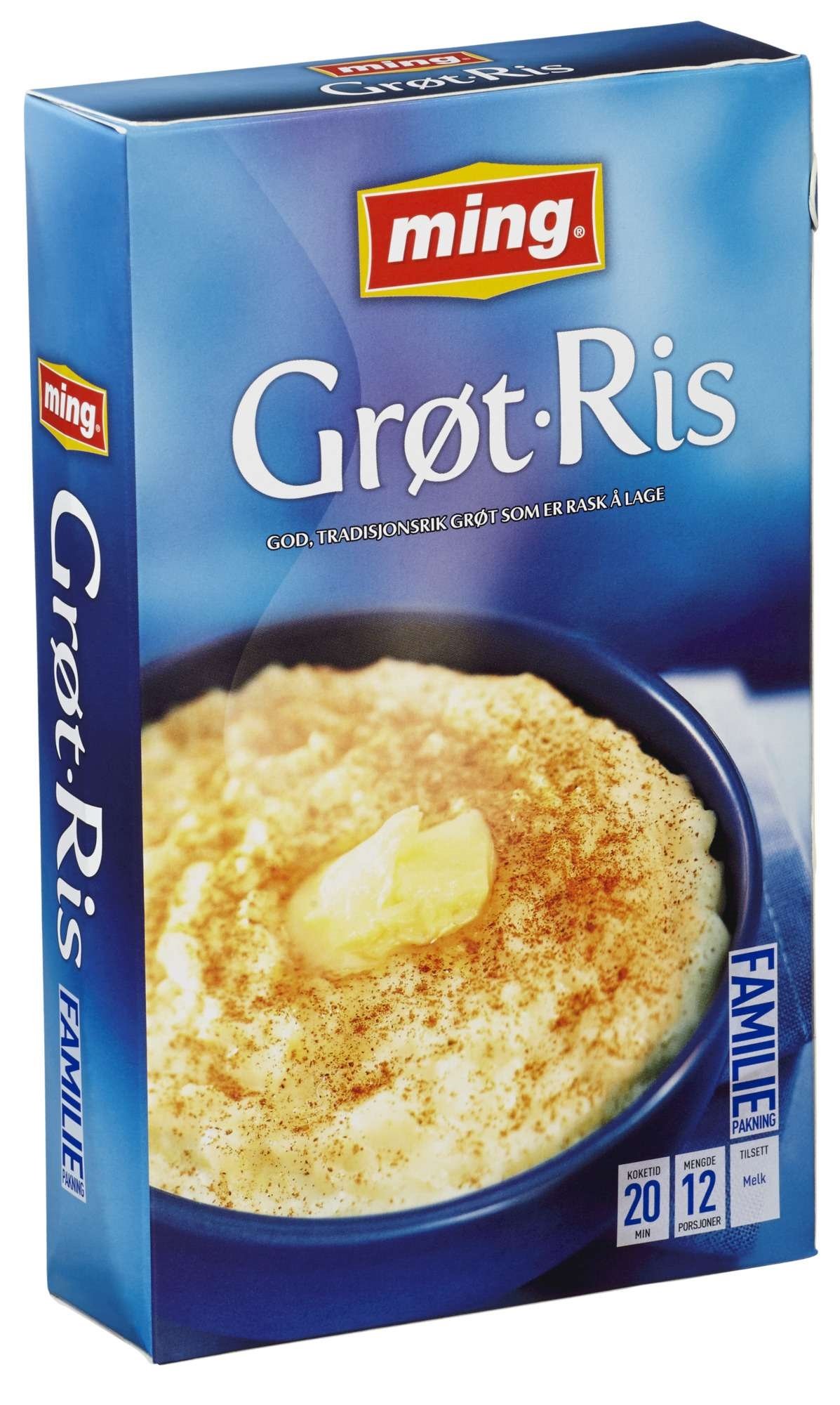 Grøtris familiepakning   800g