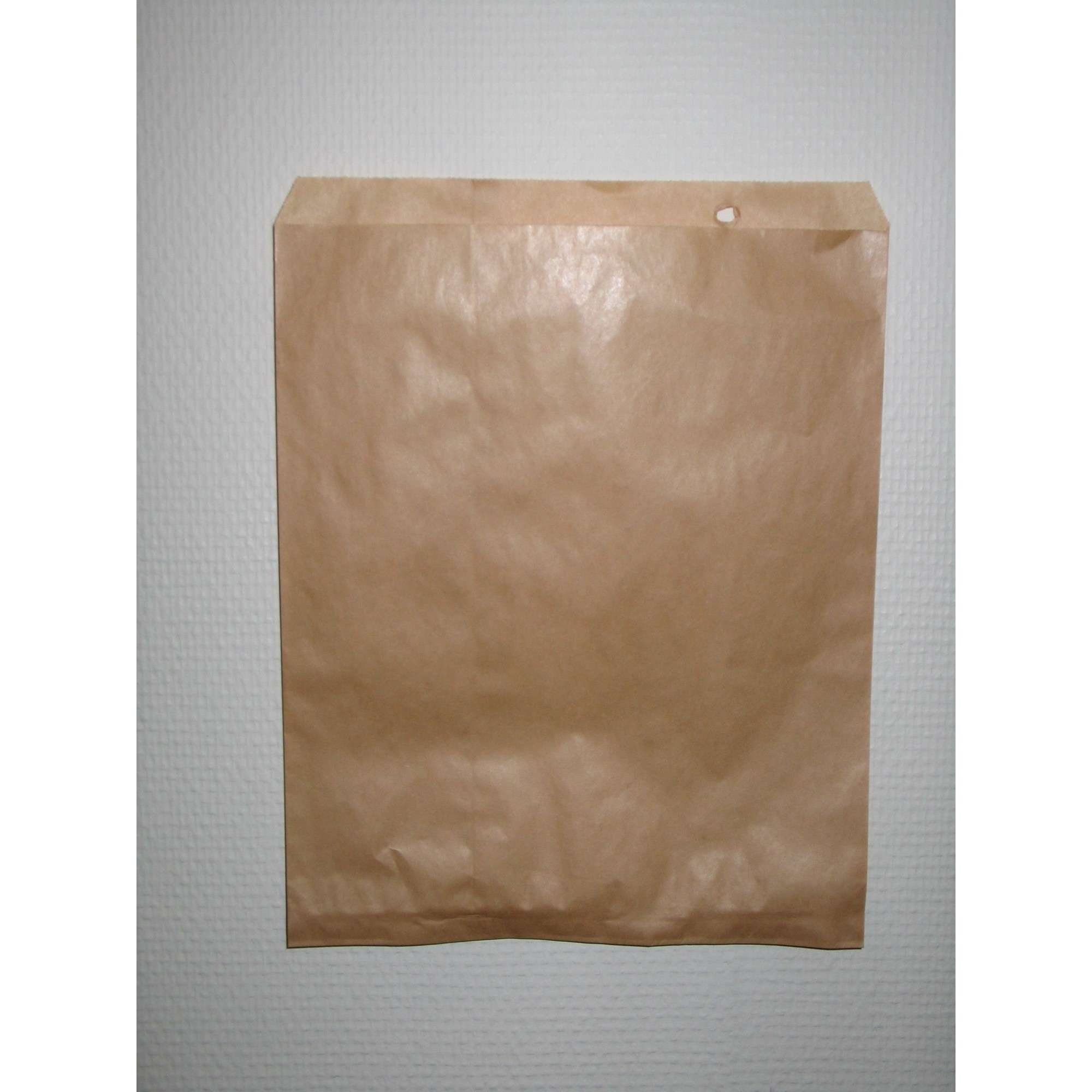 Papirpose 1kg brun med snor 21x27,5cm     1000stk