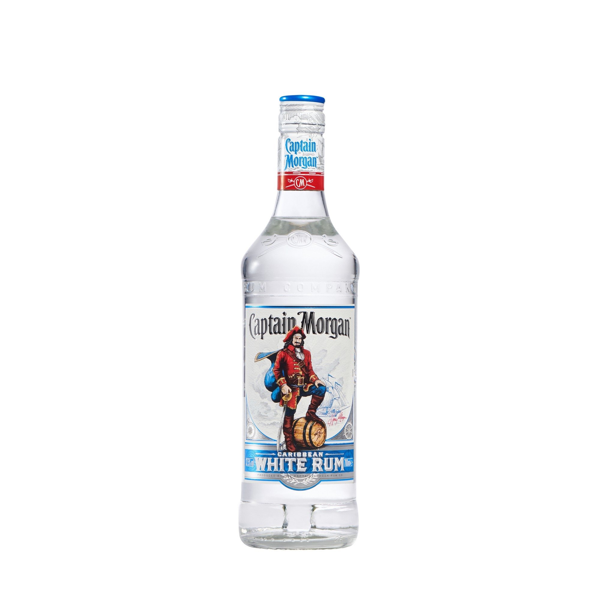 Captain morgan white rum  37,5%  70cl