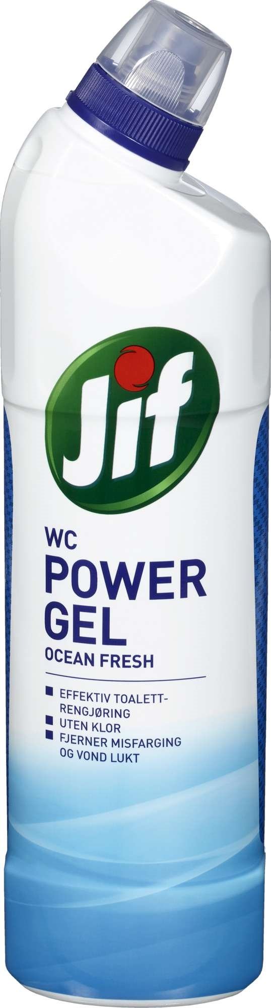 Jif wc power gel uten klor  750ml