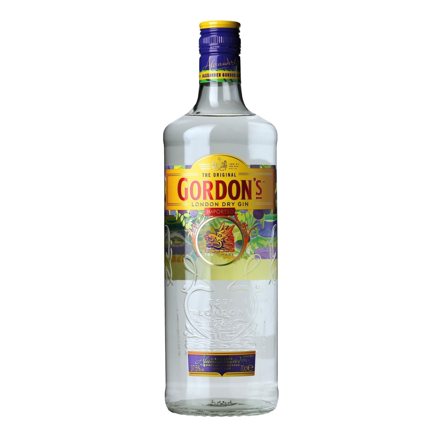 Gordons special london dry gin  37,5%  70cl