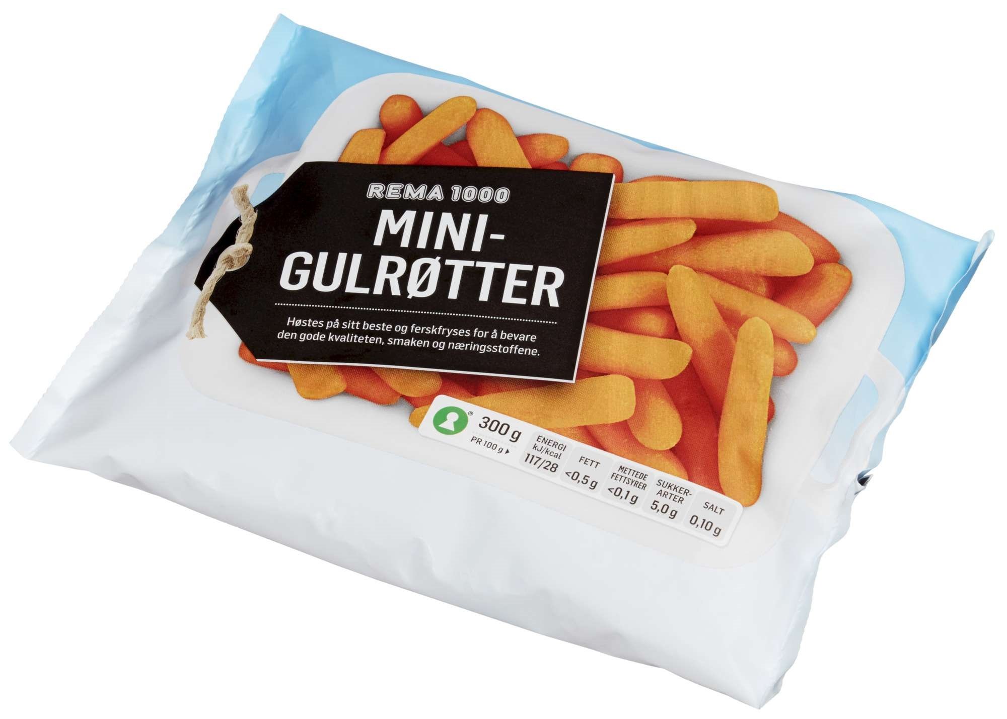 Rema 1000 minigullerøtter 300g