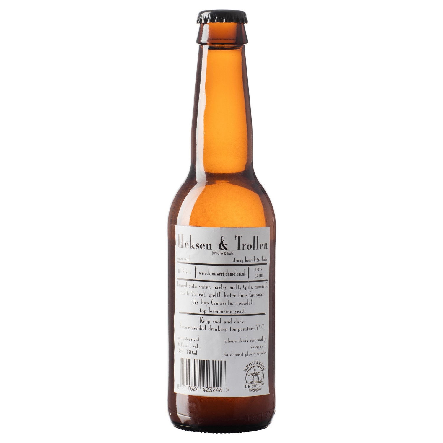 De molen white witch  6,1%  24x33cl