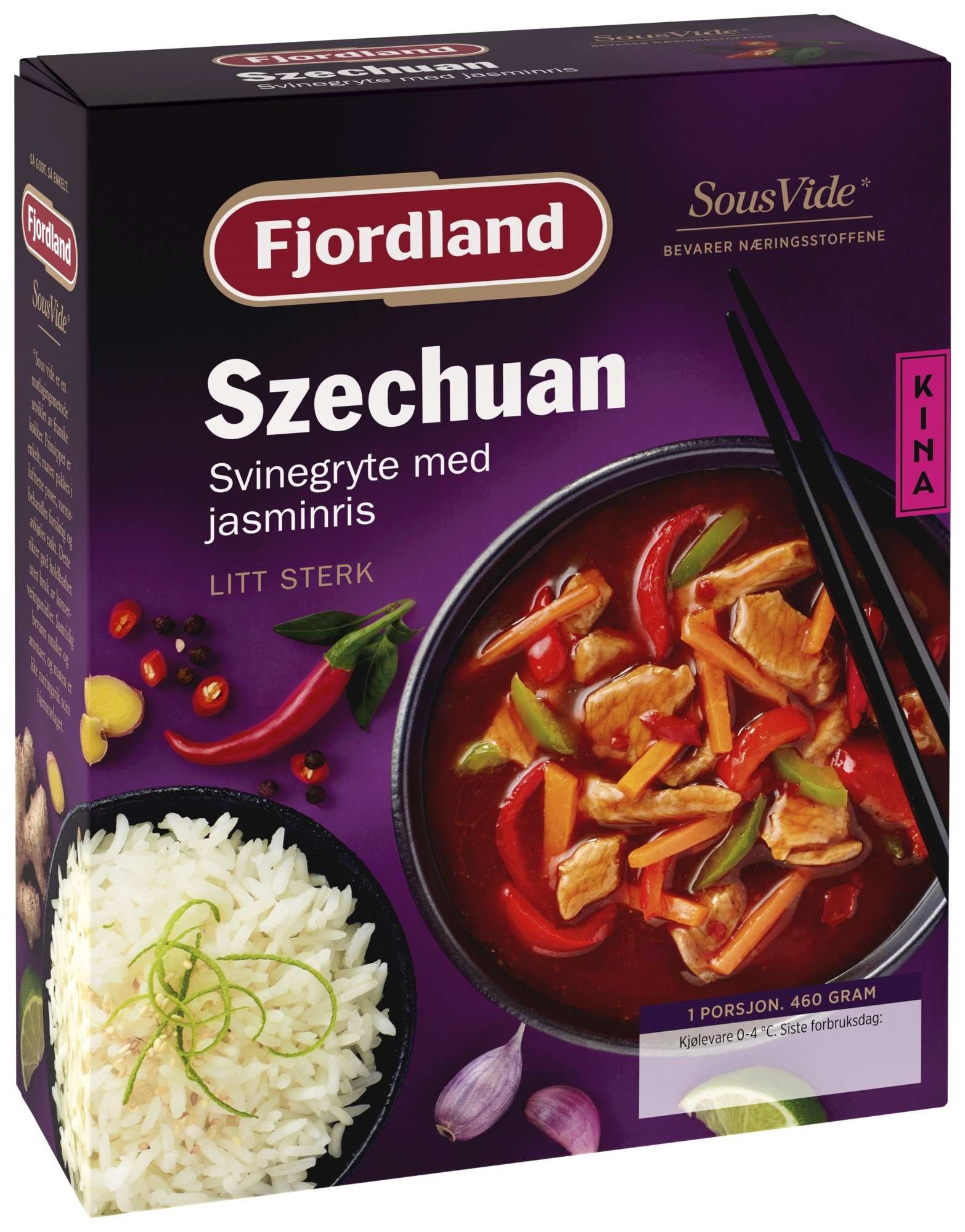 Fjordland pork szechuan 460g