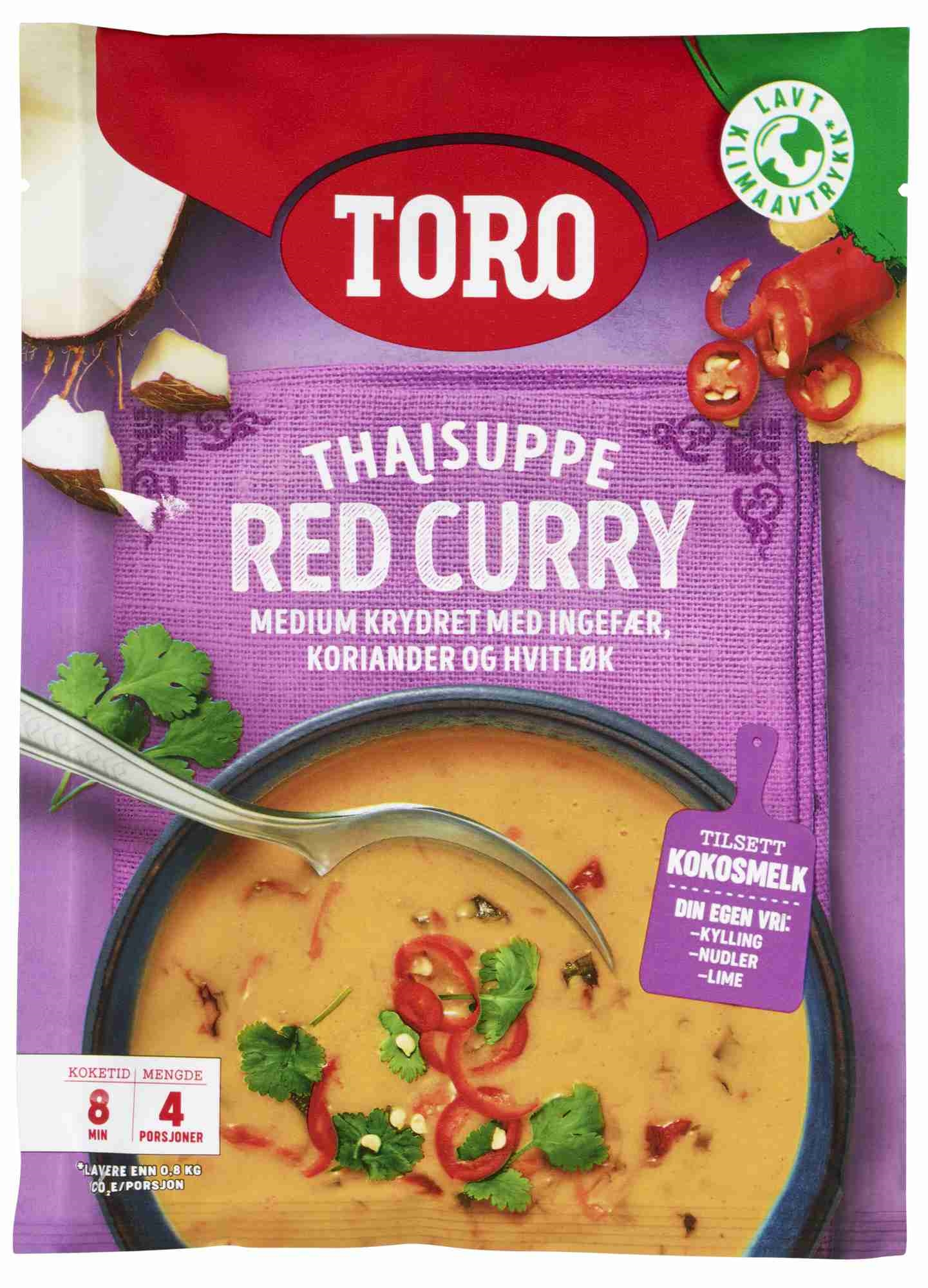 Thaisuppe red curry  84g