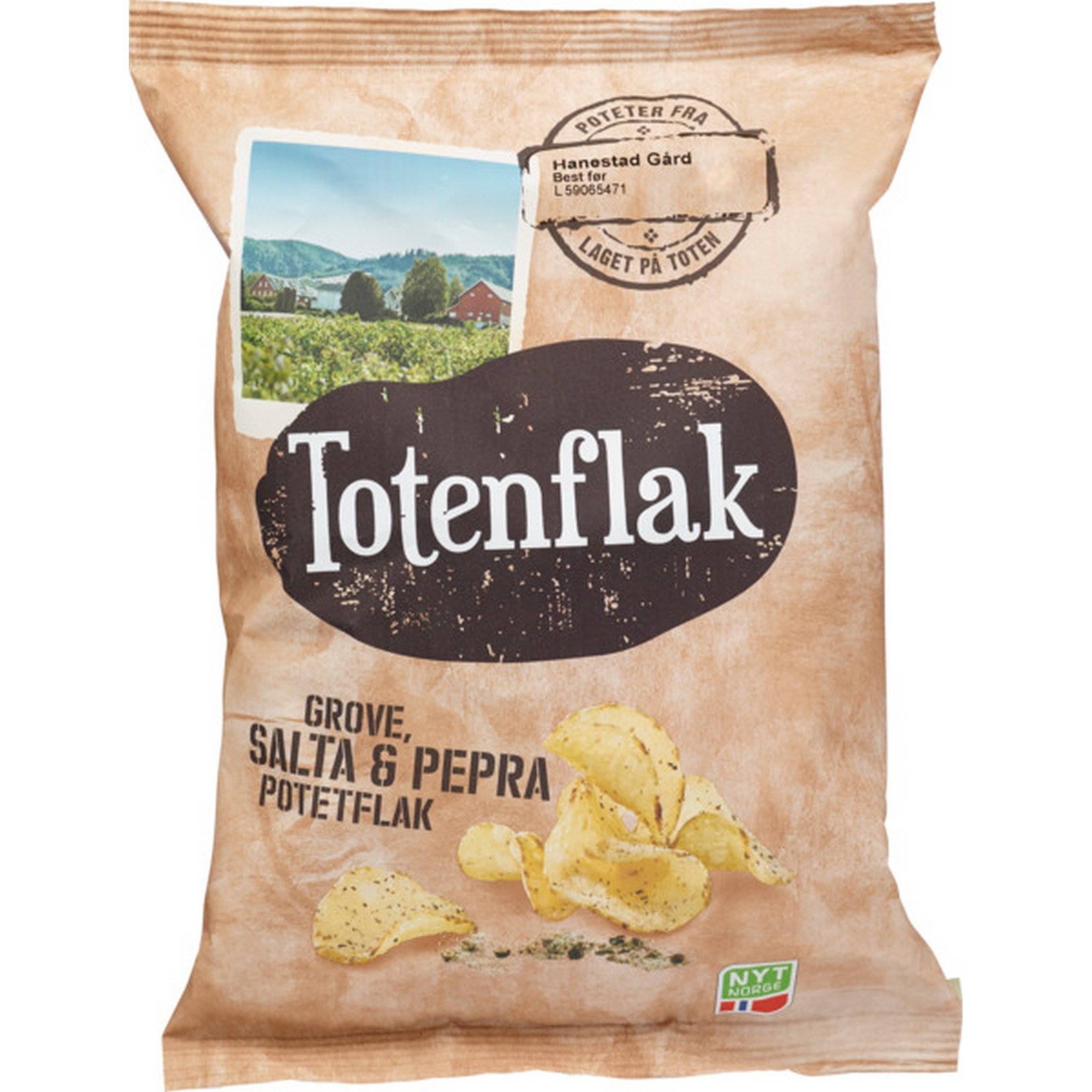 Totenflak salta & pepra 180g