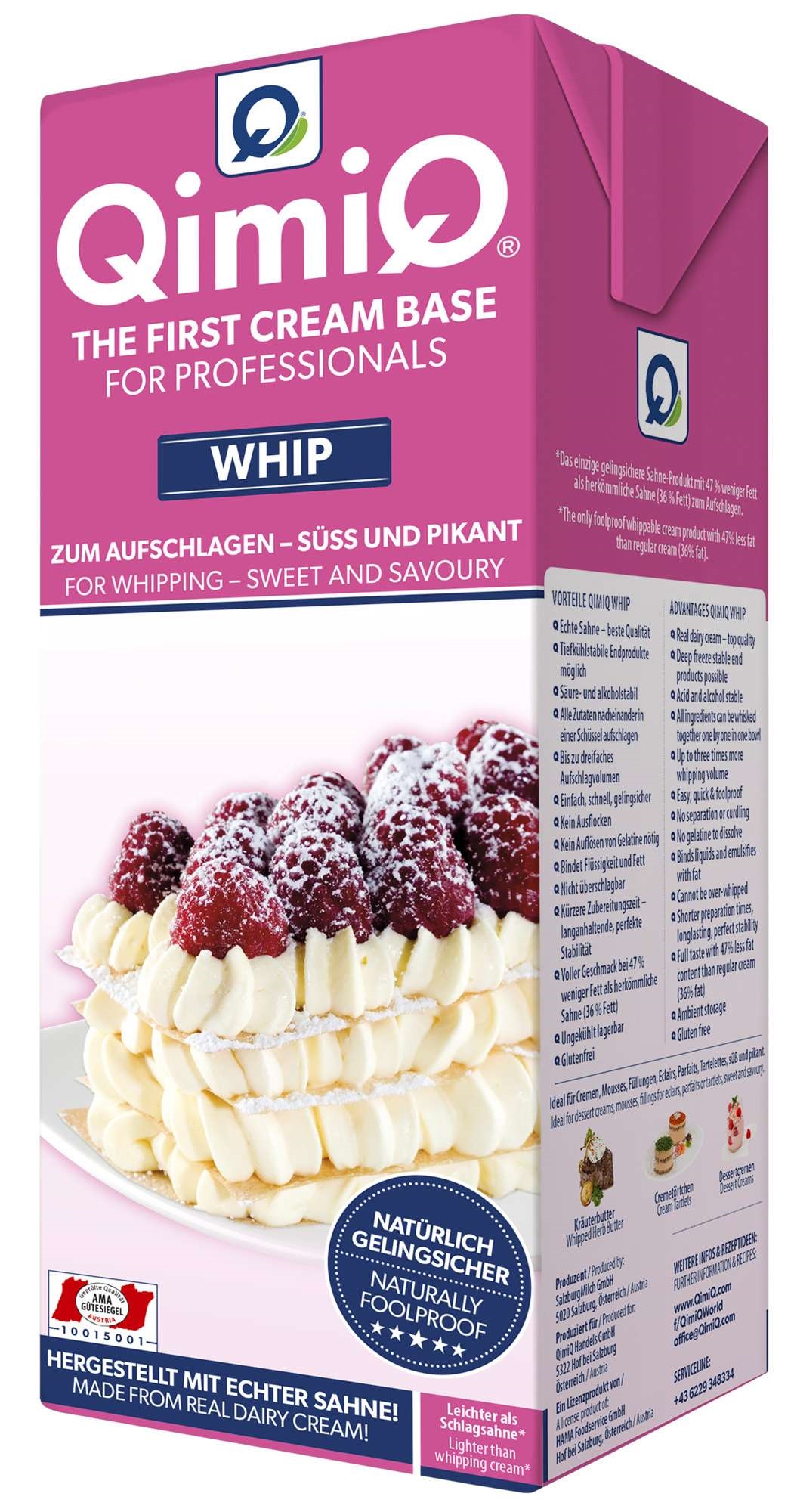 Whip pastry cream  1kg