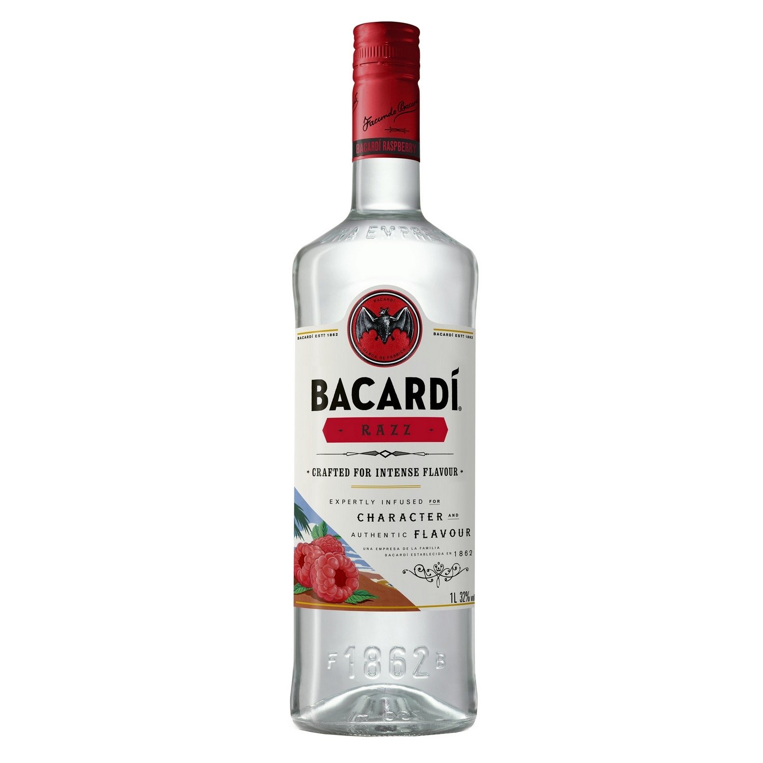 Bacardi razz   32%   1l