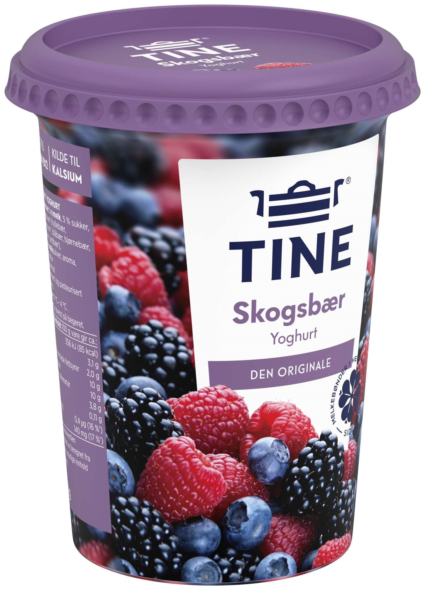 Yoghurt skogsbær    500g