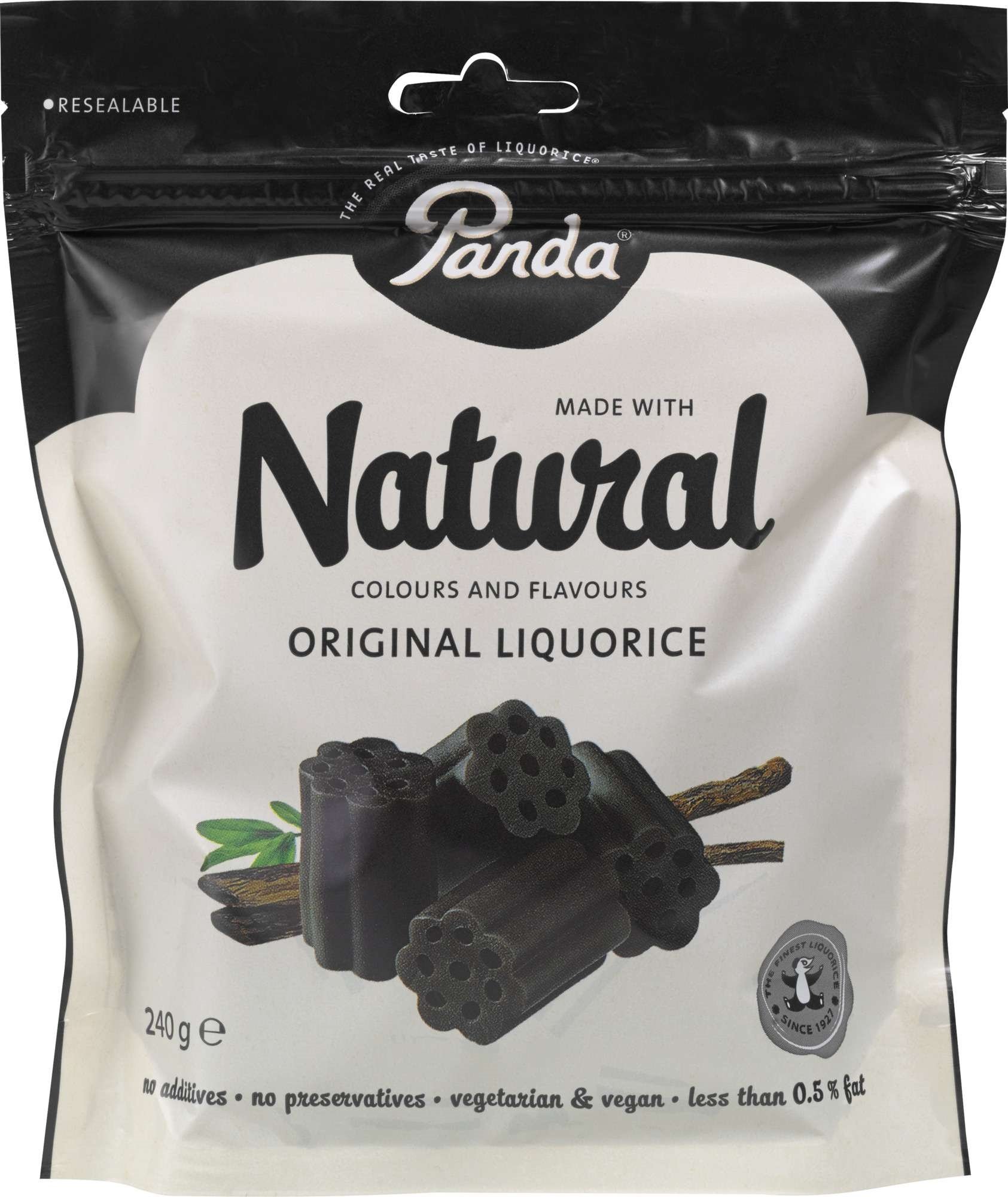 Panda natural lakris   240g