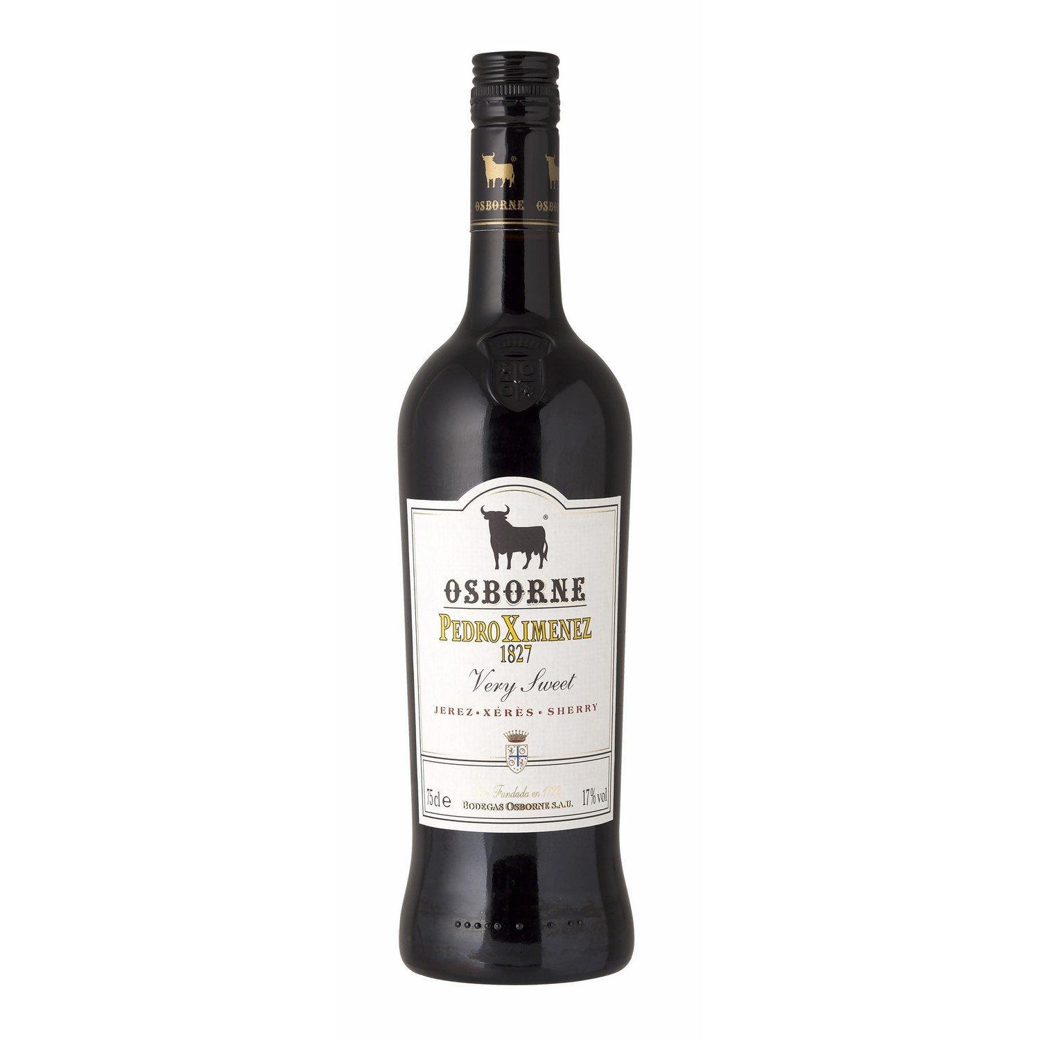 Osborne pedro ximenez 1827  17%  75cl