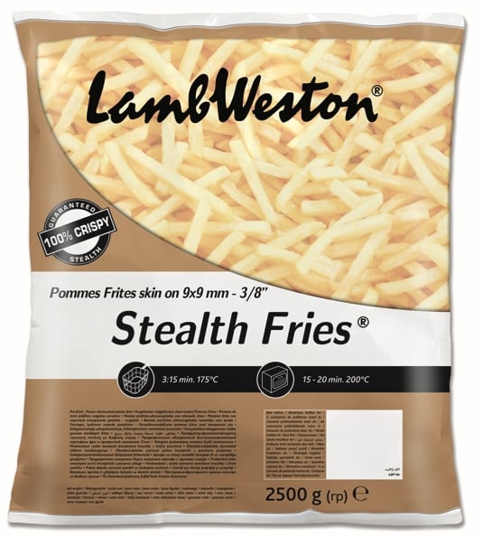 Stealth fries skin-on   2,5kg