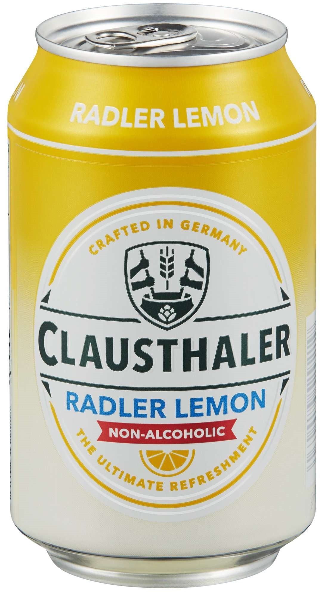 Clausthaler radler lemon bx 0%  24x0.33l