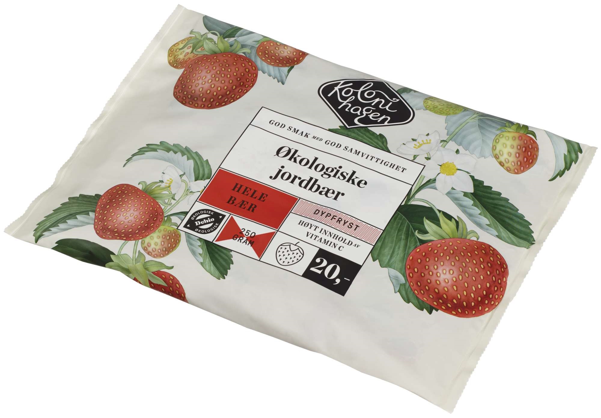 Strawberry frozen ecol.   250grm