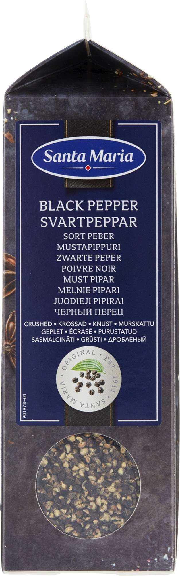 Sort pepper knust   440g