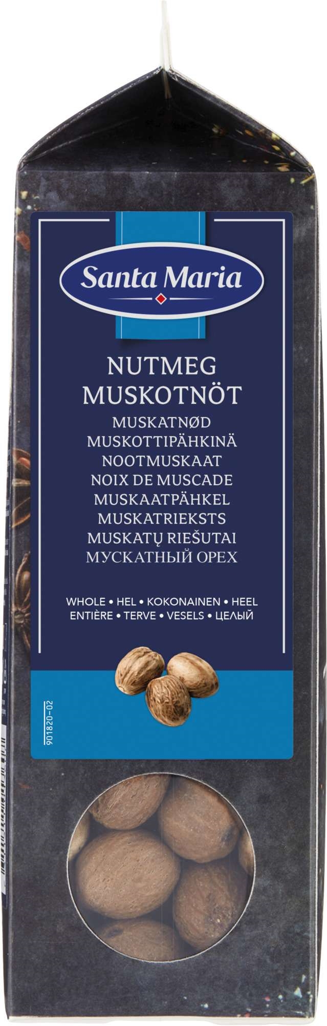 Muskatnøtt hel   555g