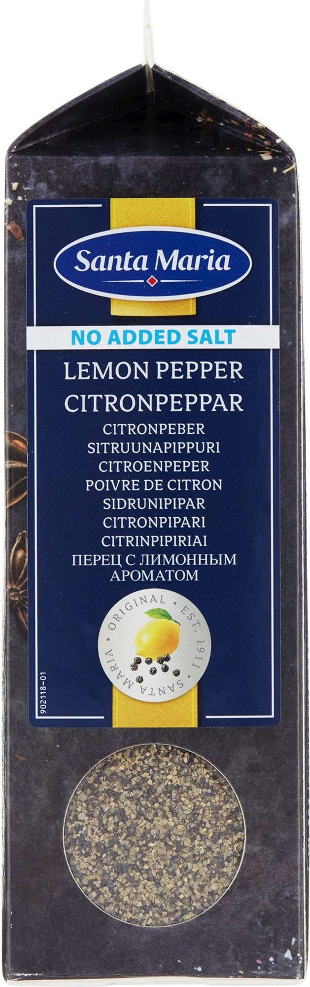 Sitronpepper no added salt 530g