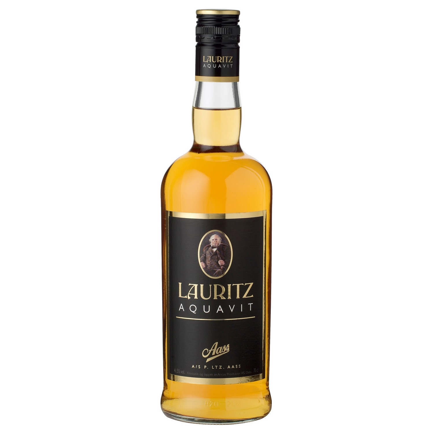 Lauritz aquavit aass bryggeri  41,5%  70cl