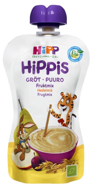 Hipp hippis grøt fruktmix 6m  100g