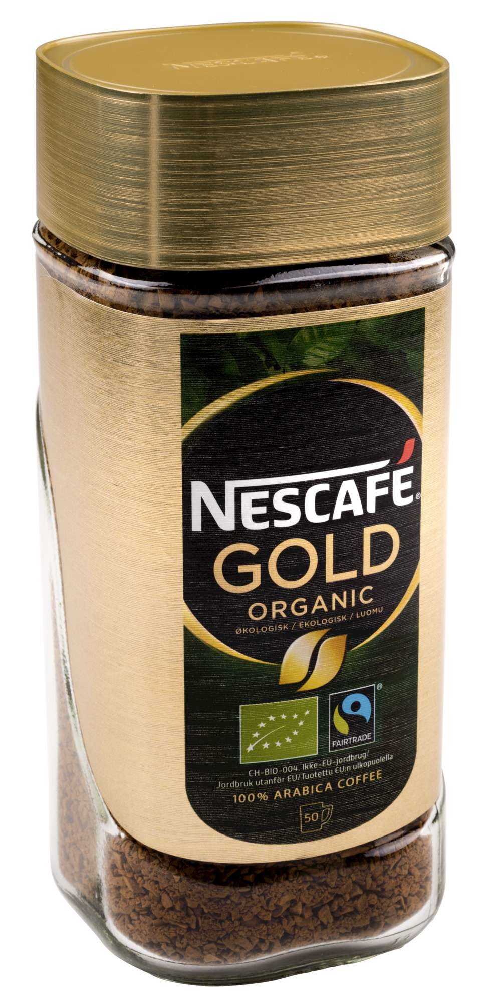 Nescafe gold økol.&fairtrade  100g