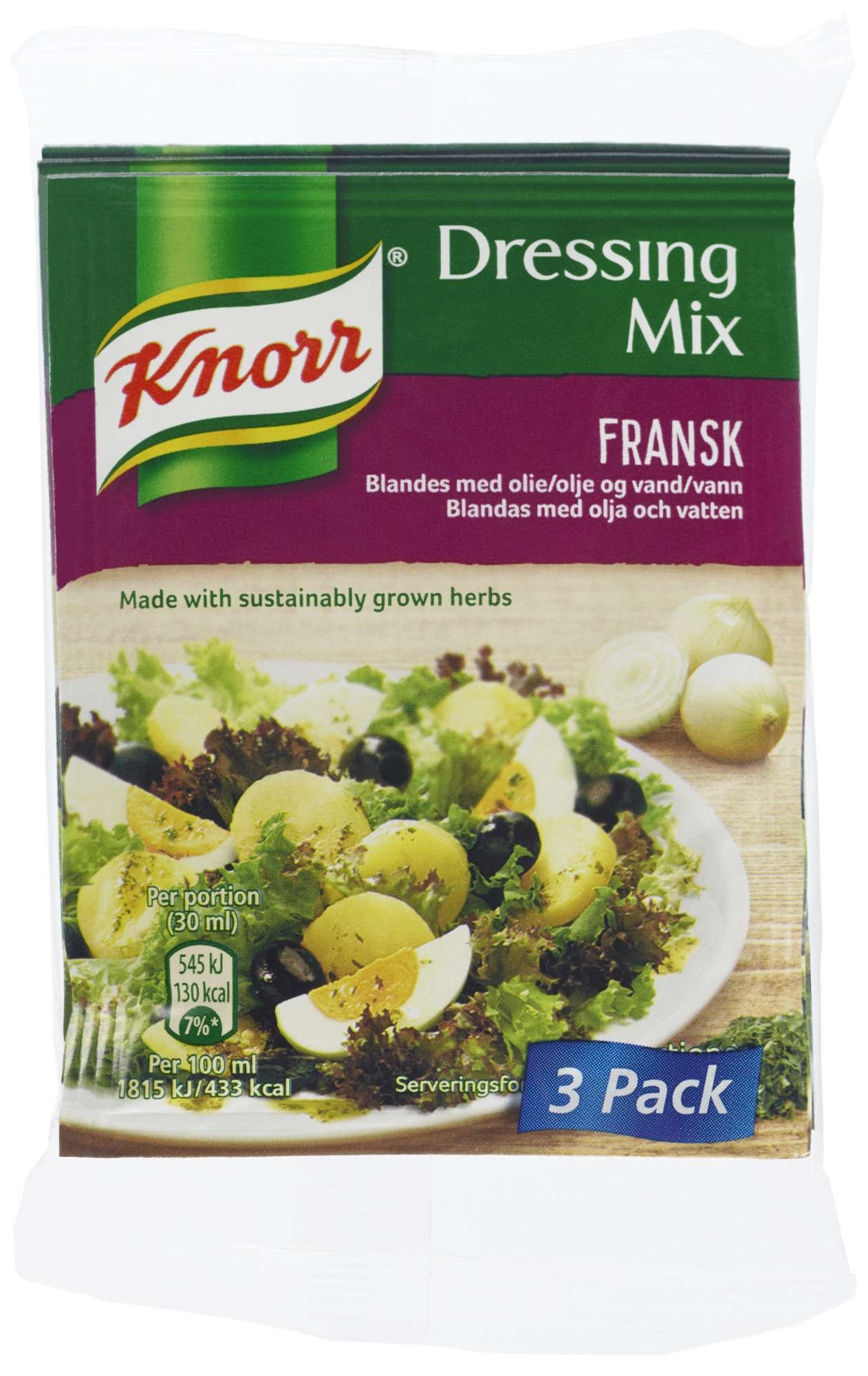 Knorr dressingmix fransk 24 gr 3-pk