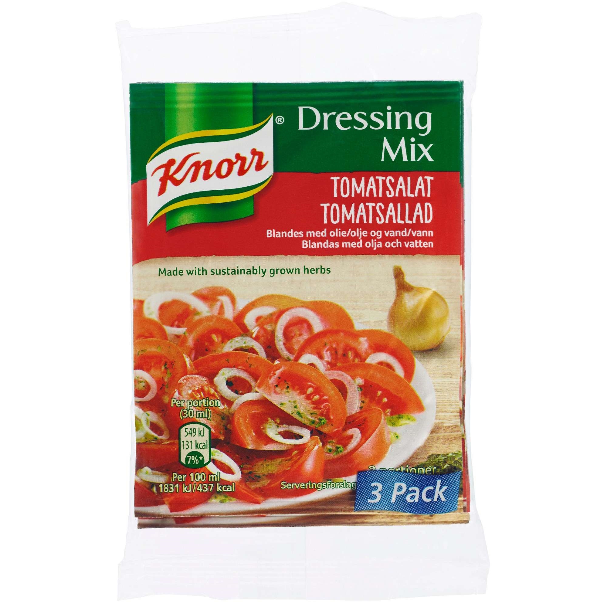 Knorr dressingmix tomat 27 gr 3-pk