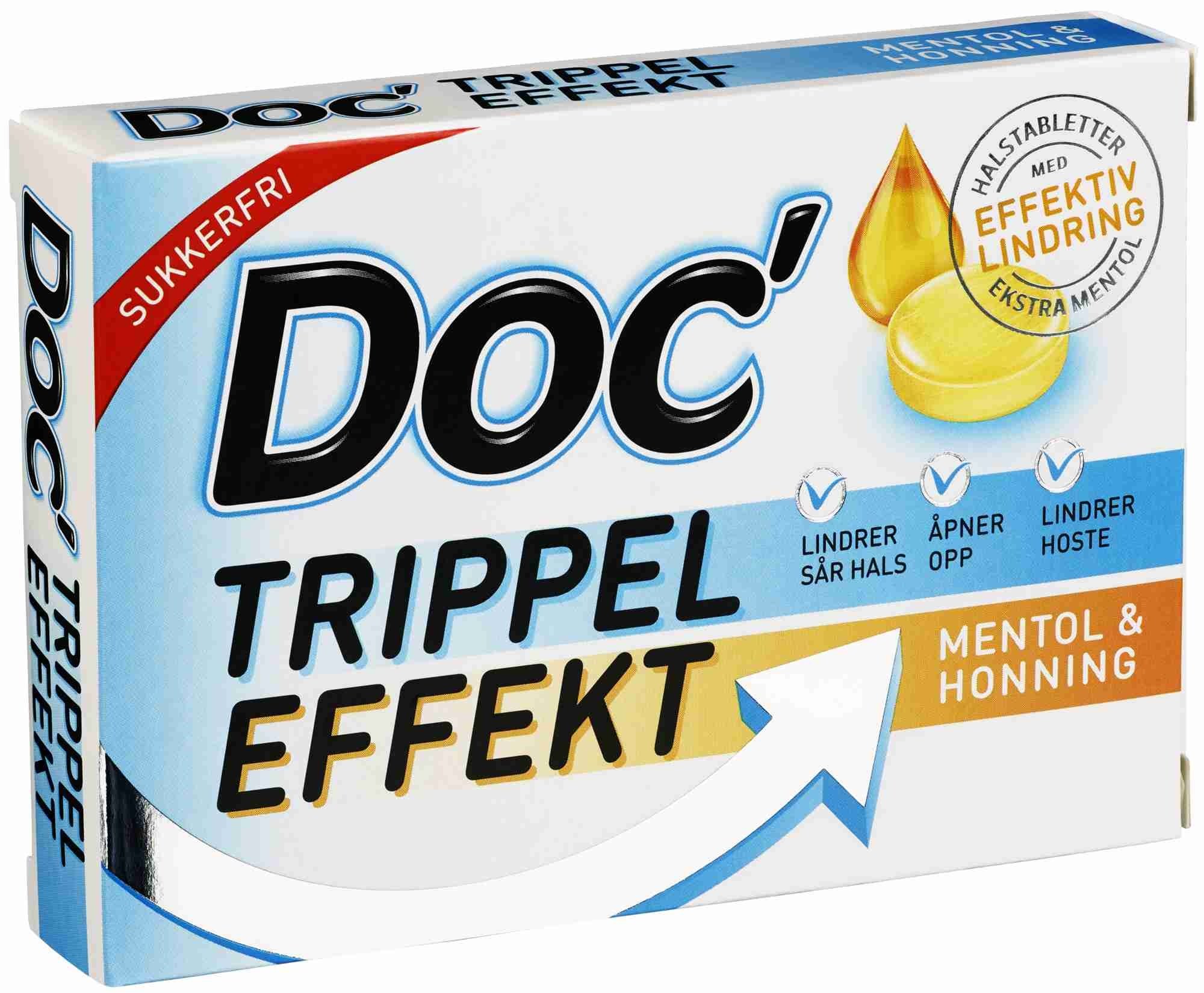 Doc trippel honning sukkerfri   55g