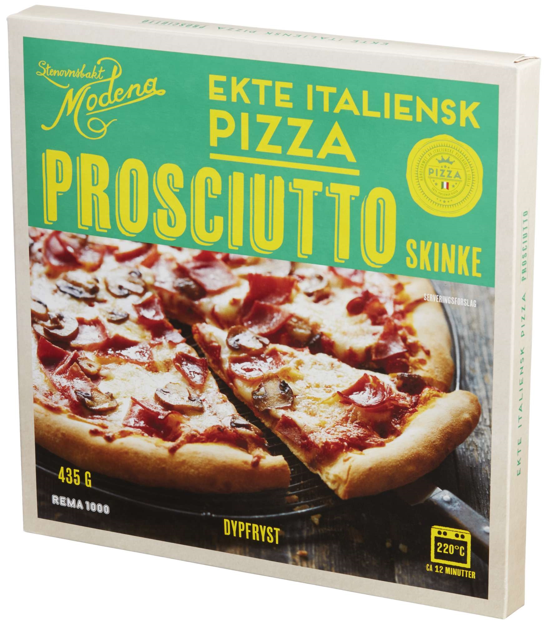 Rema 1000 pizza prosciutto   435g