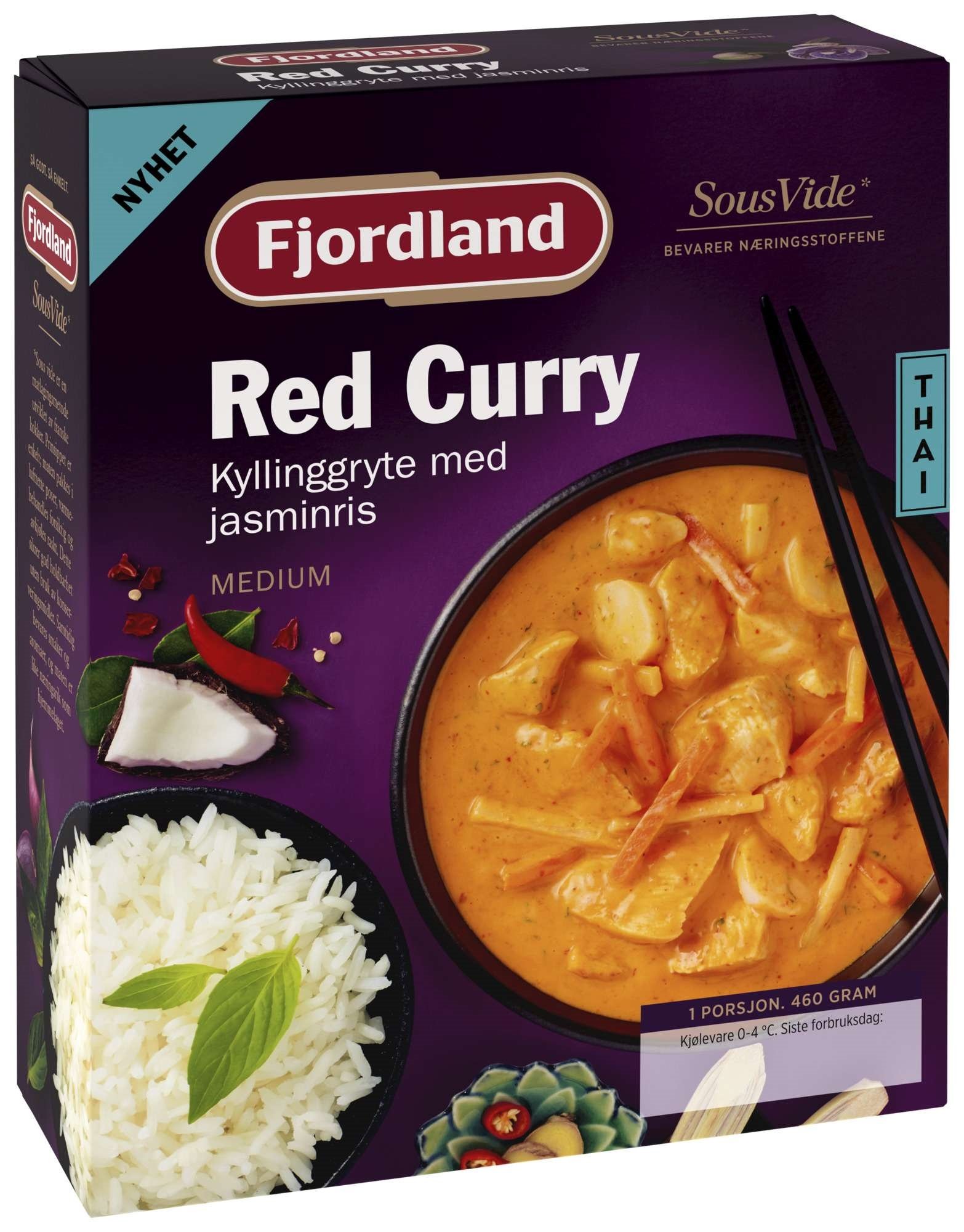 Kylling red curry   460g