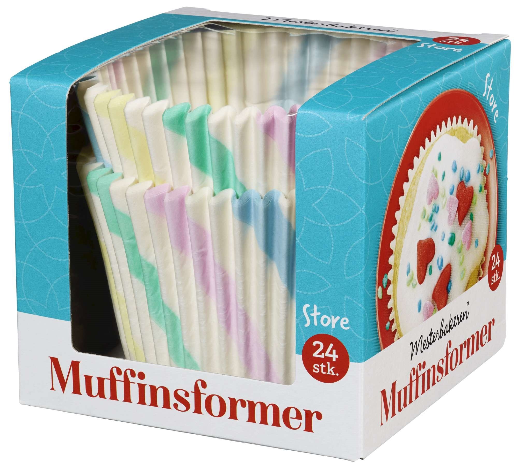 Muffinsformer store     24stk