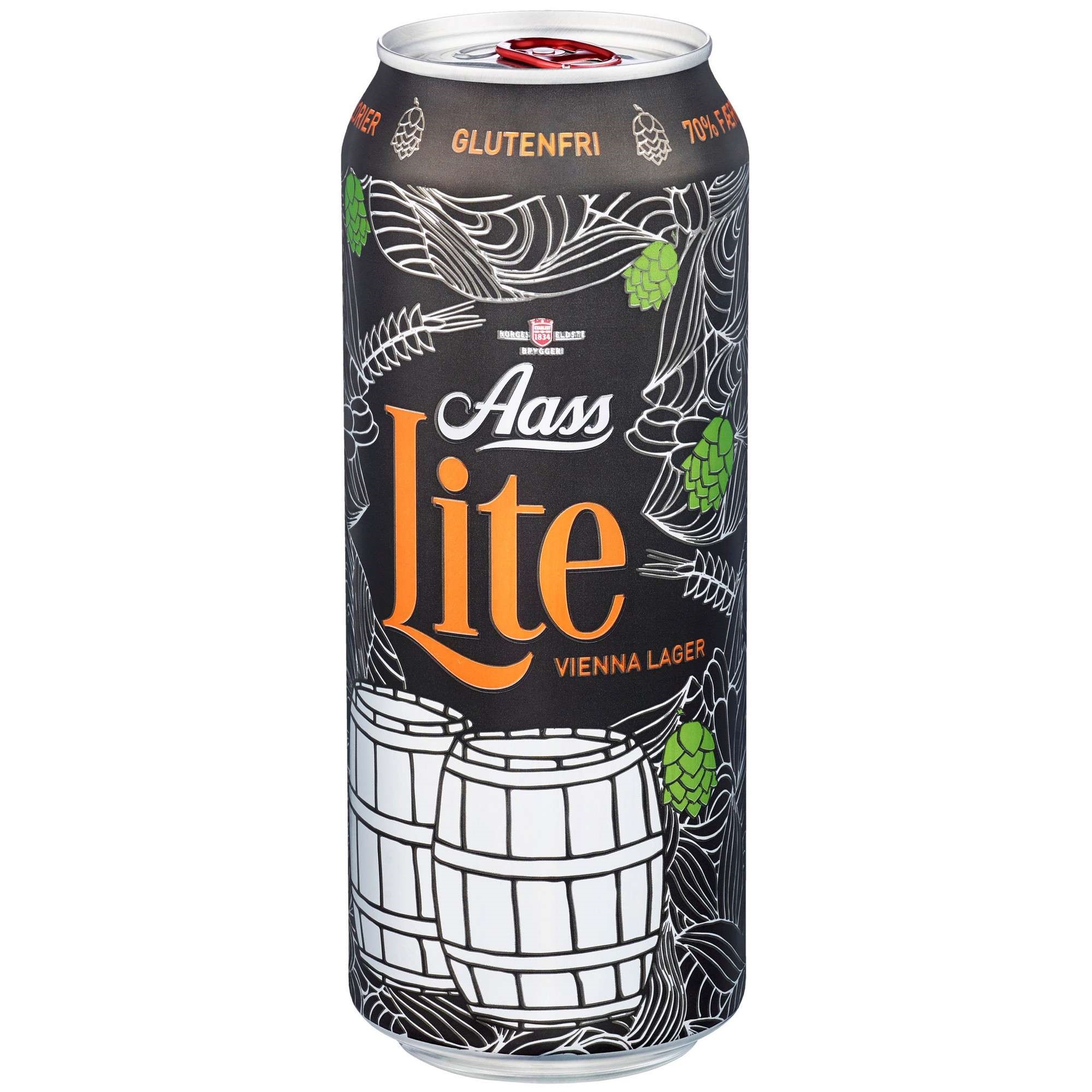 Aass lite vienna lager glutenfri bx  4,5%  24x50cl