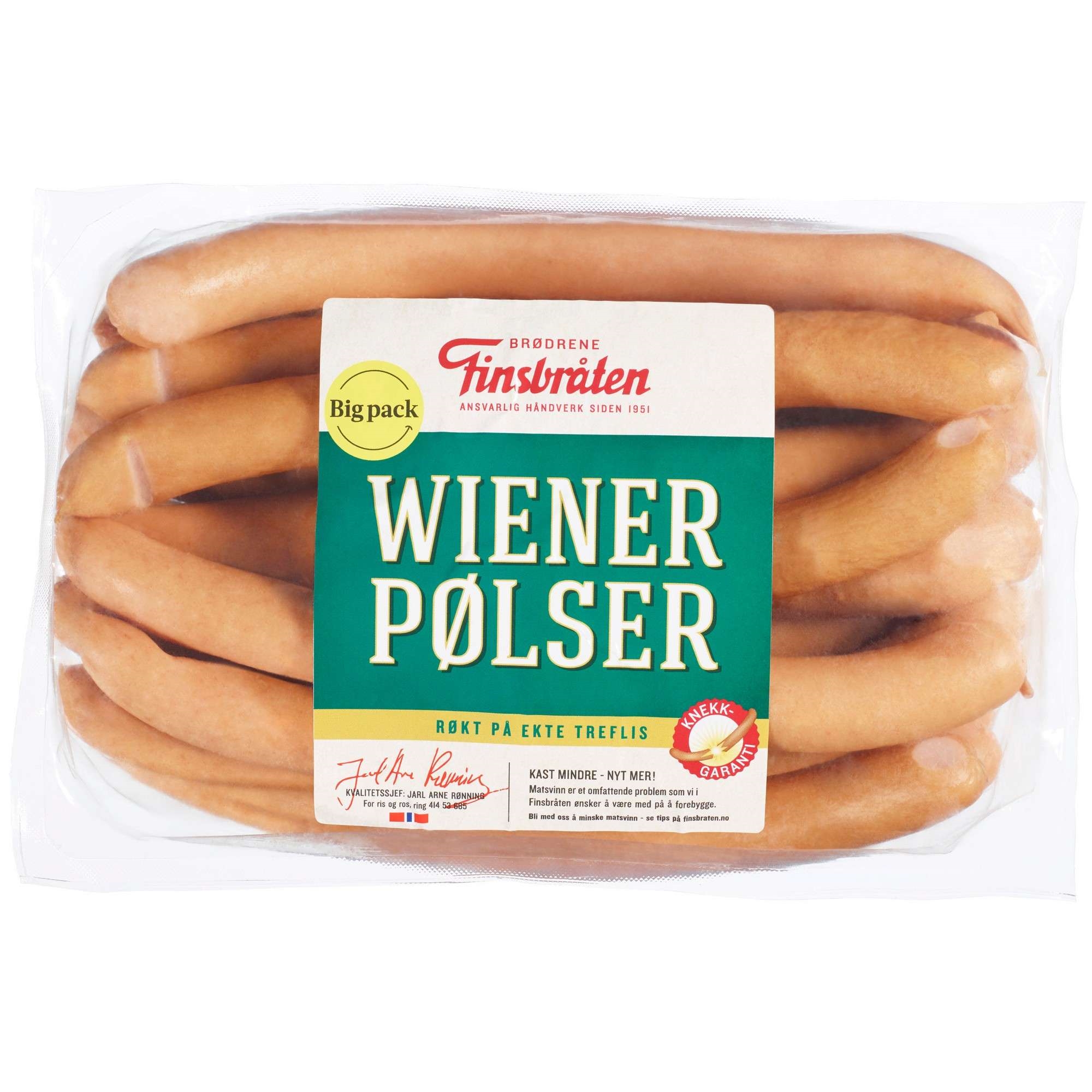 Wienerpølser frys   6x1,4kg