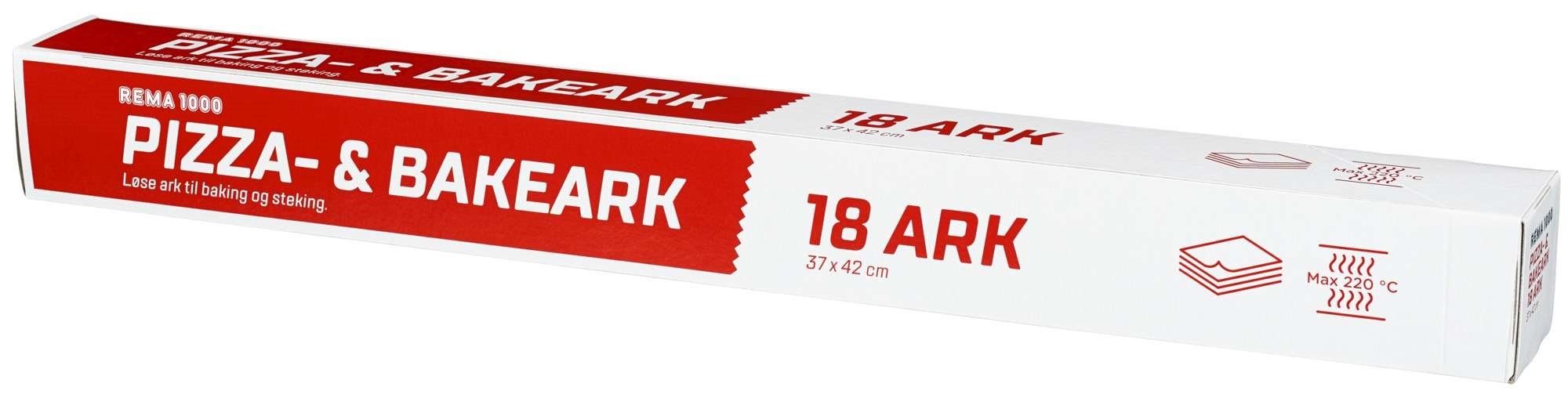 Pizza bakeark   18stk