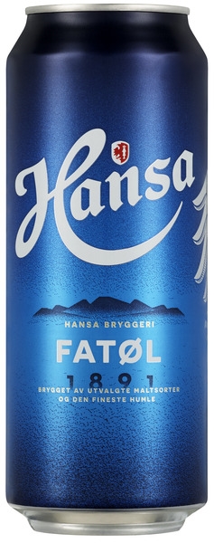 Hansa fatøl bx   4,7%   24x50cl