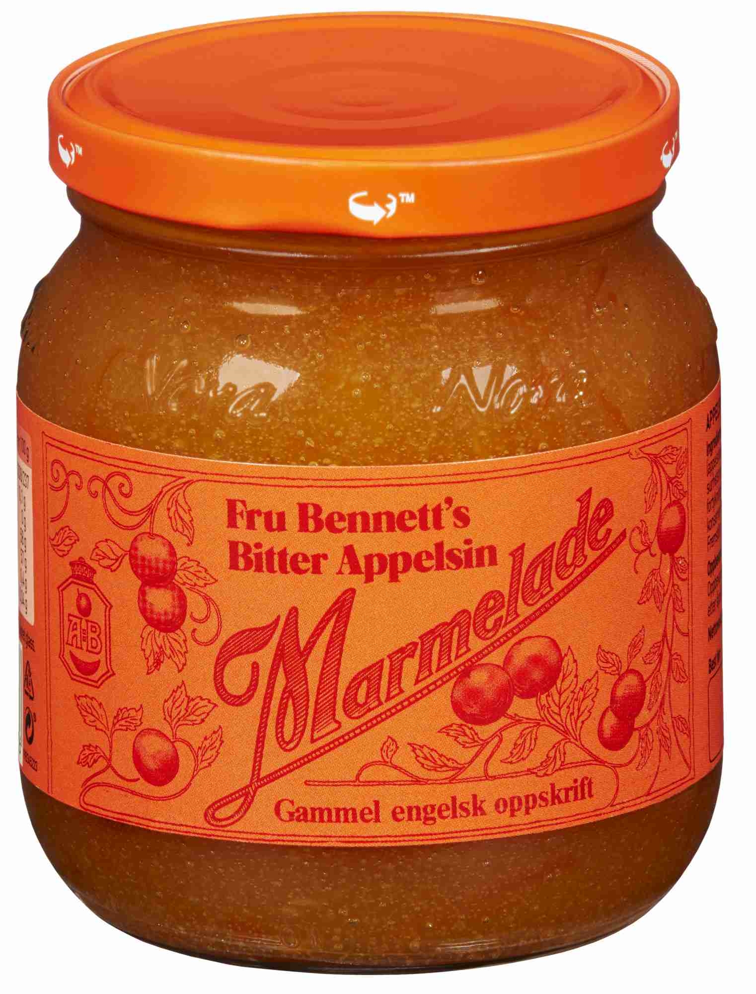 Fru bennett appelsinmarmelade 430g