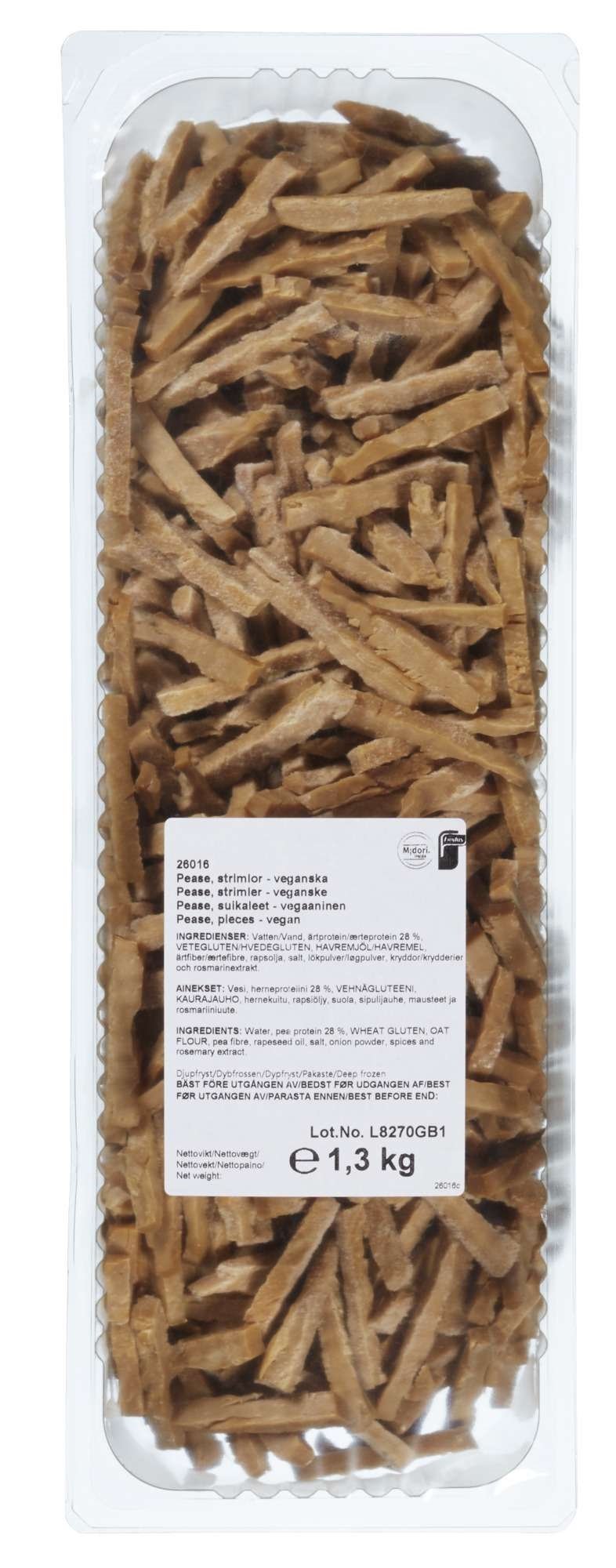 Pease veganske strimler  1,3kg