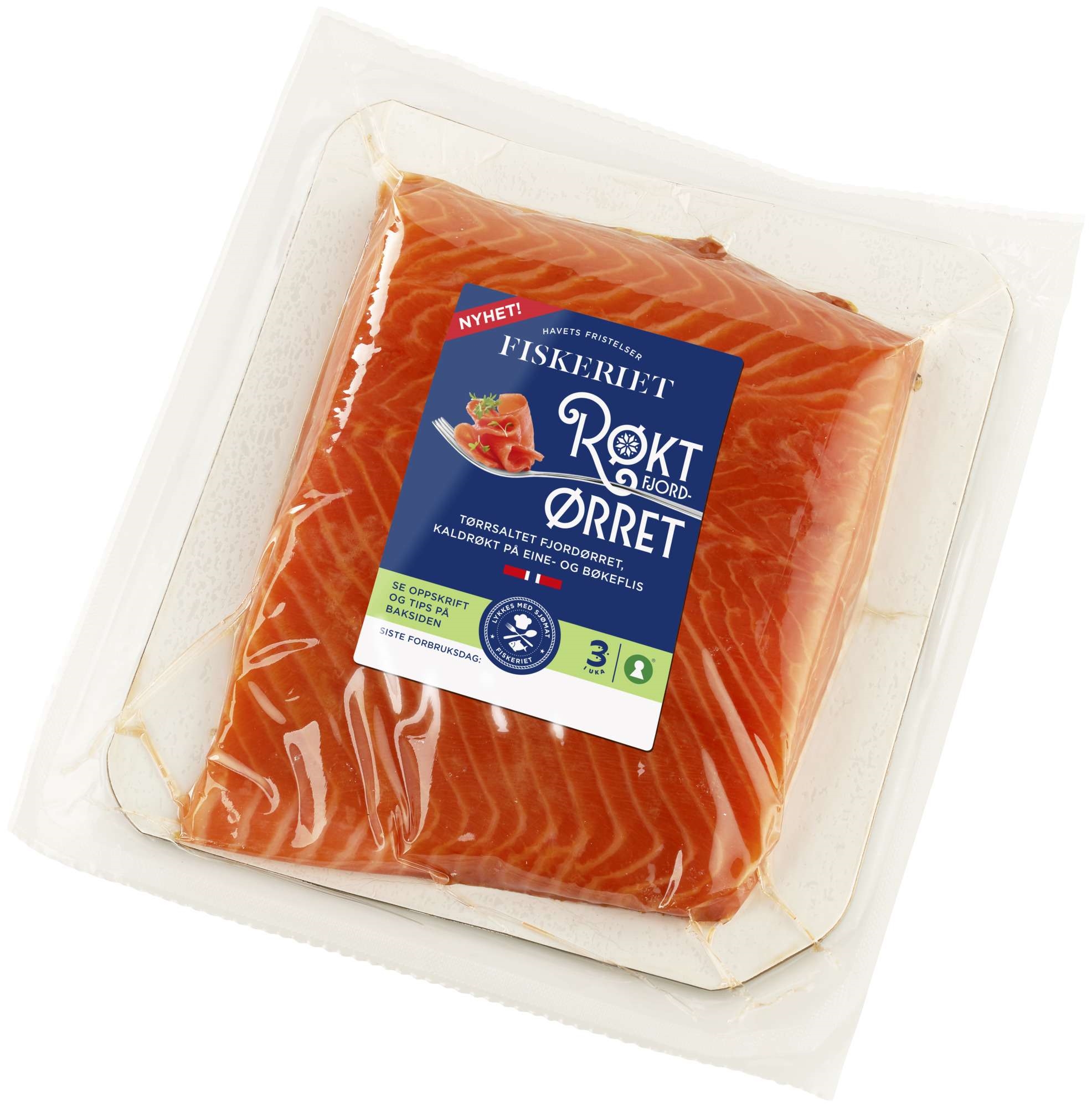 Røkt ørret bit ca350g   kg