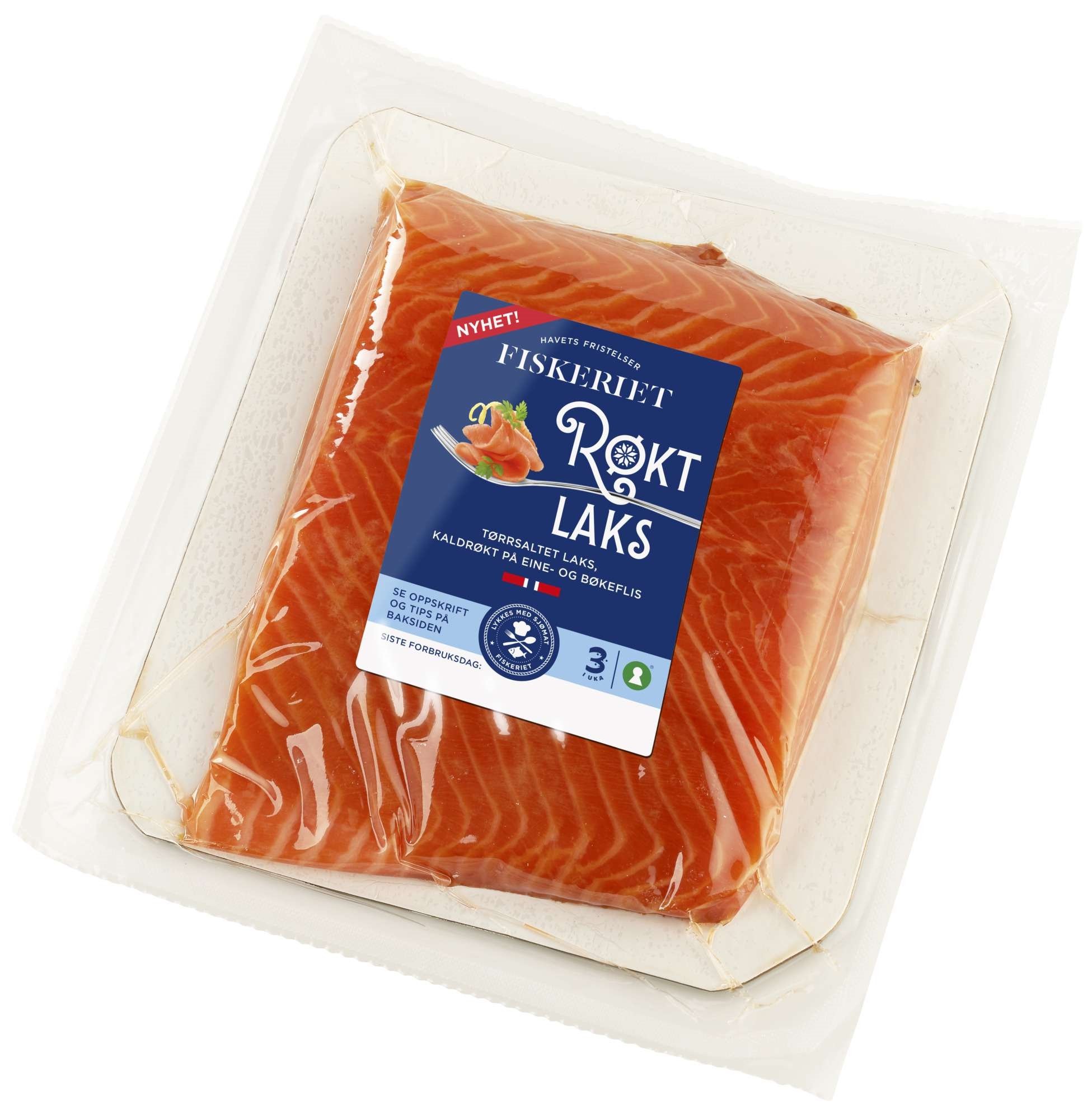 Røkt laks bit ca350g    kg