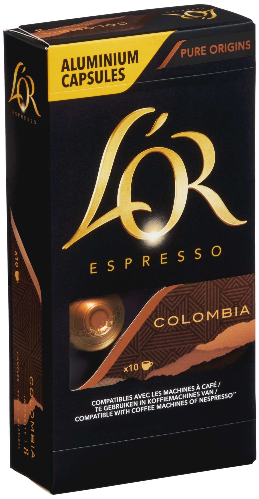 Colombia kaffekapsler utz 10stk