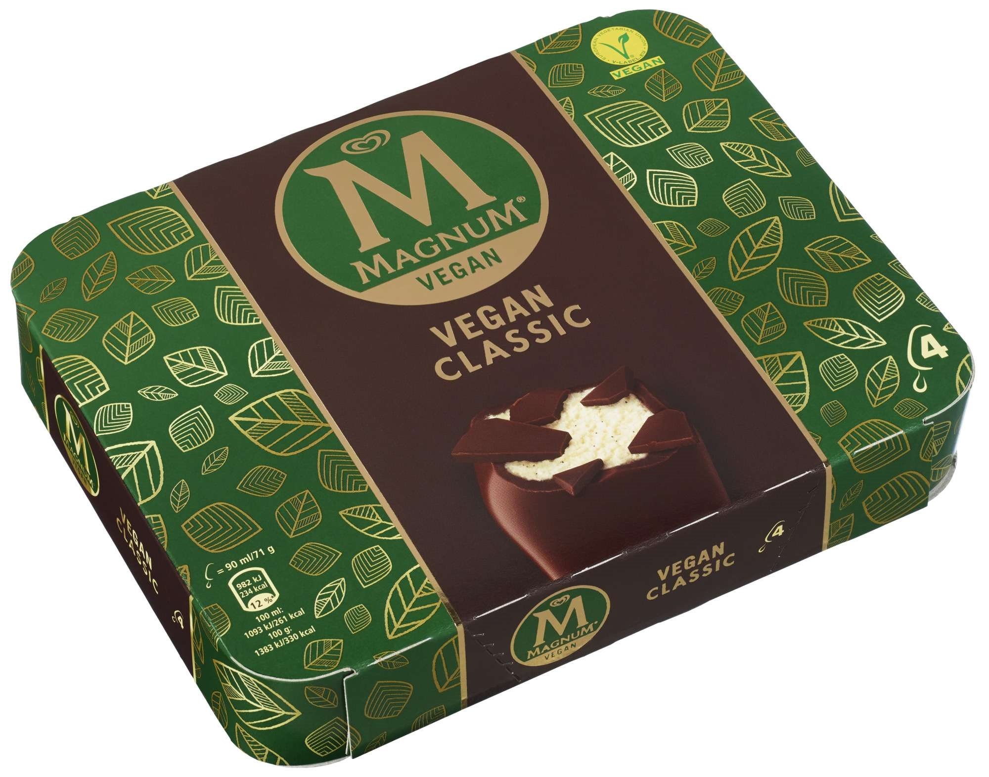 Magnum vegan classic multipakk  4x90ml