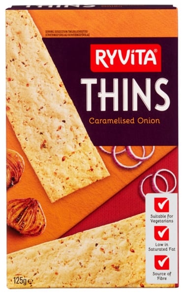 Thins caramelised onion  125g