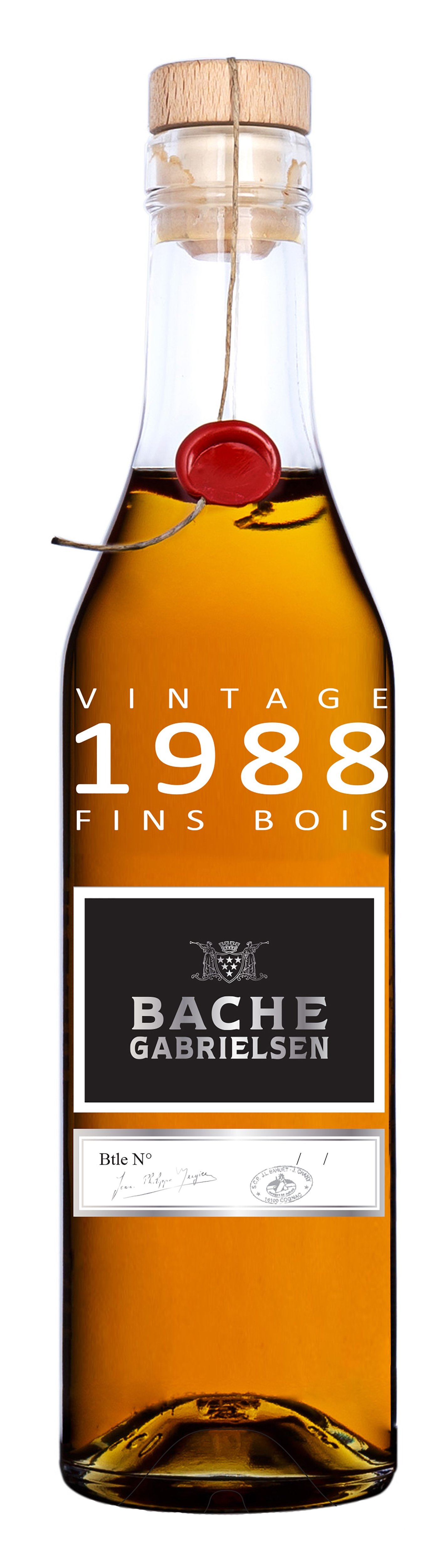 Bache-gabrielsen fins bois vintage 1988   41,4%   35cl