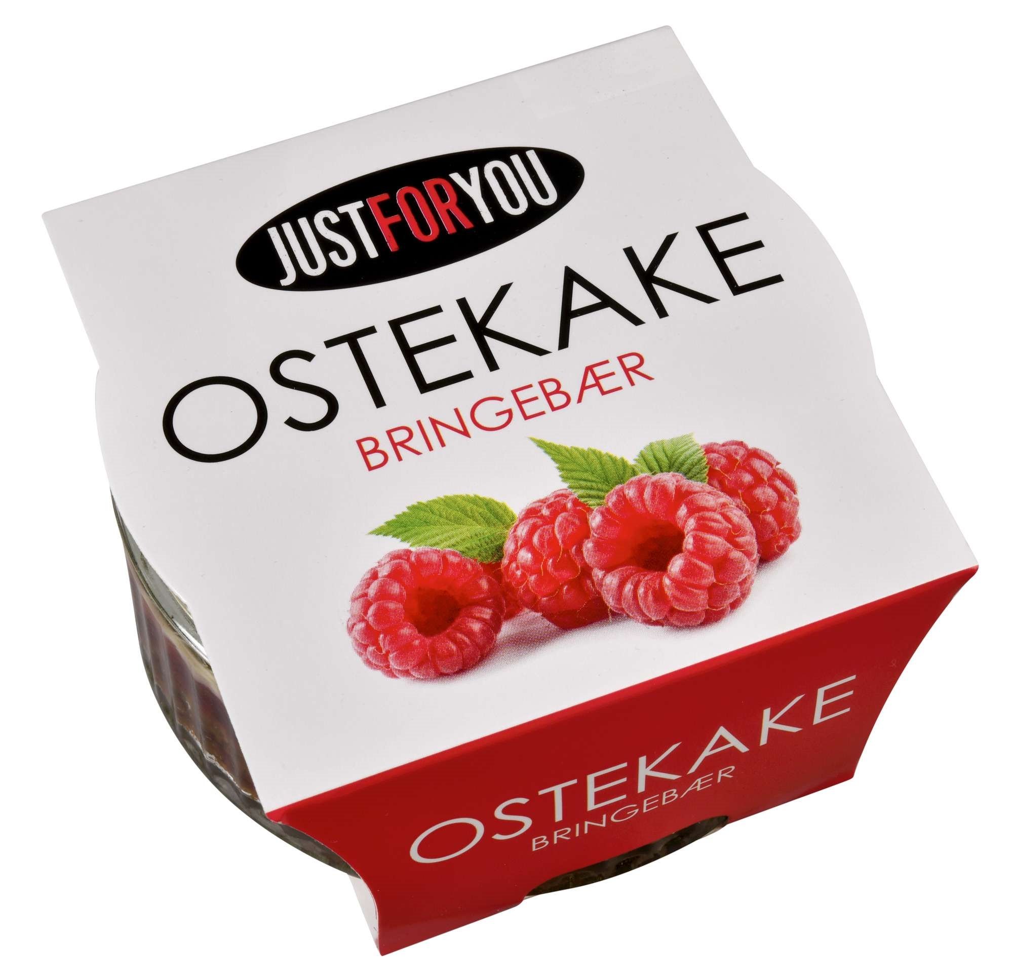 Ostekake bringebær 80g