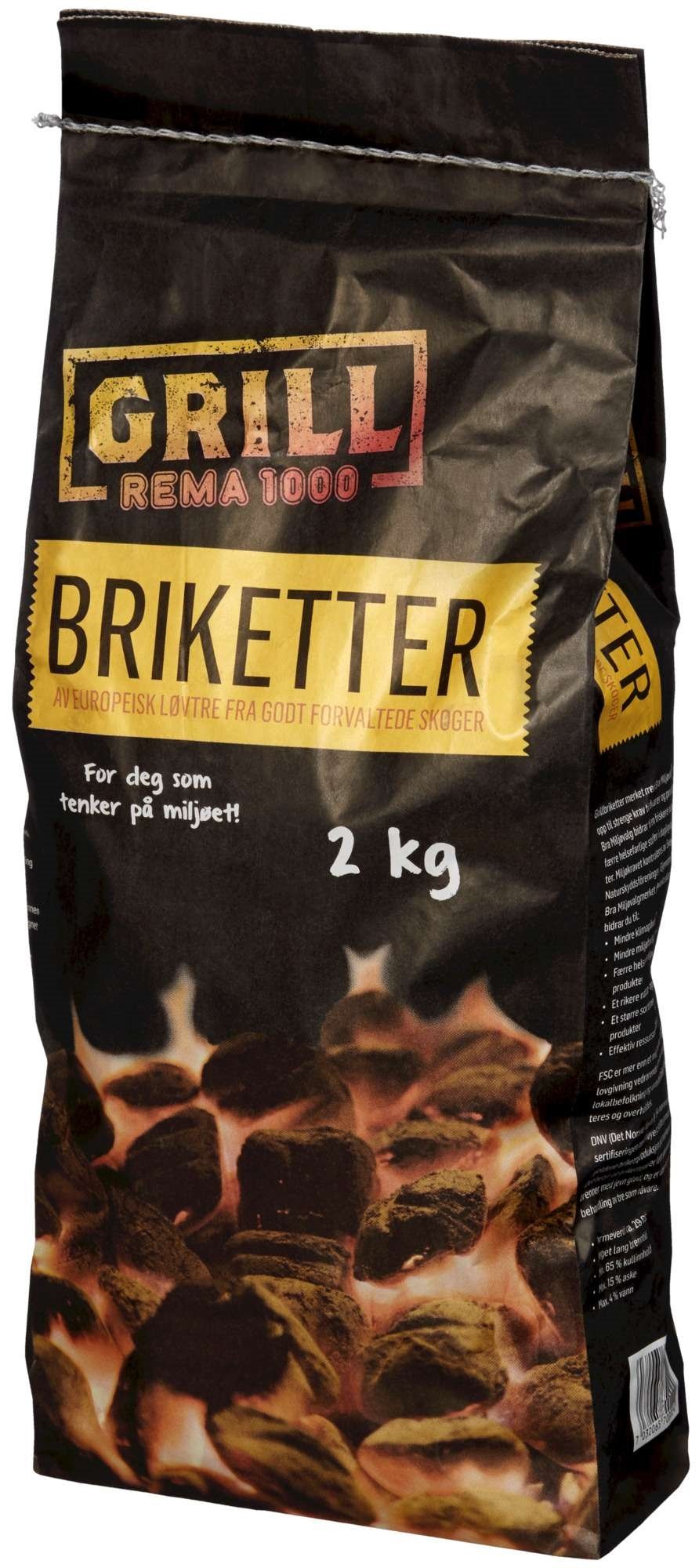 Grillbriketter   2kg