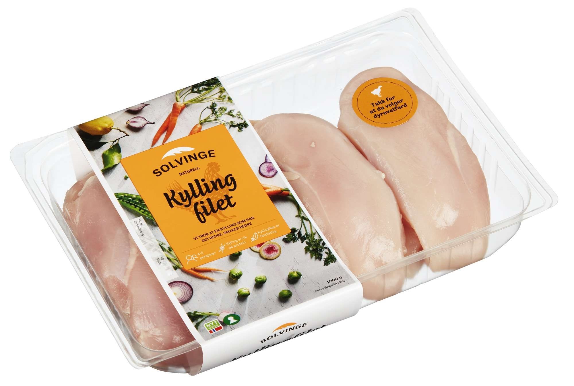 Kyllingfilet 1000g